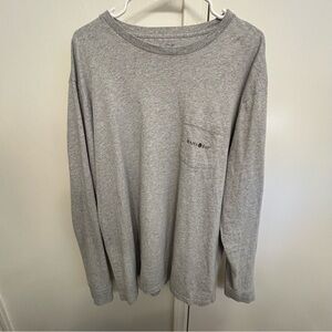 Vineyard Vines Baha Bay Classic Gray Long Sleeve Tee Men’s XL Colorful Graphic